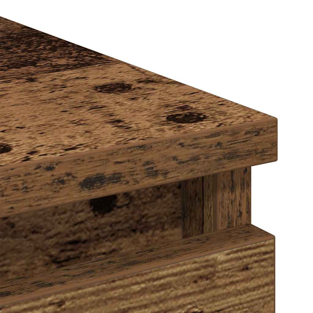 Sideboard Old Wood 80x35x76 cm Engineered Wood